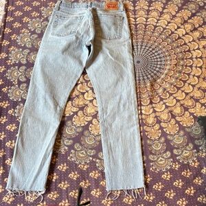 Levi’s 501 skinny jeans 26 light blue